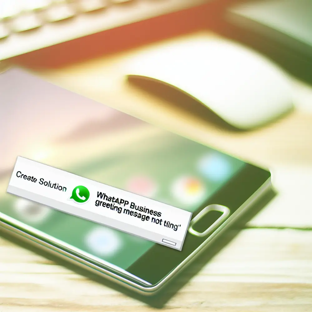 [SOLUÇÃO] Mensagem de saudação do WhatsApp Business não envia