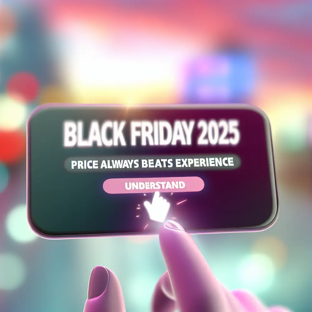 Black Friday 2025: Preço Sempre Bate a Experiência. Entenda