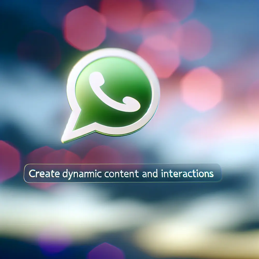 IA Generativa WhatsApp: Crie Conteúdo e Interações Dinâmicas