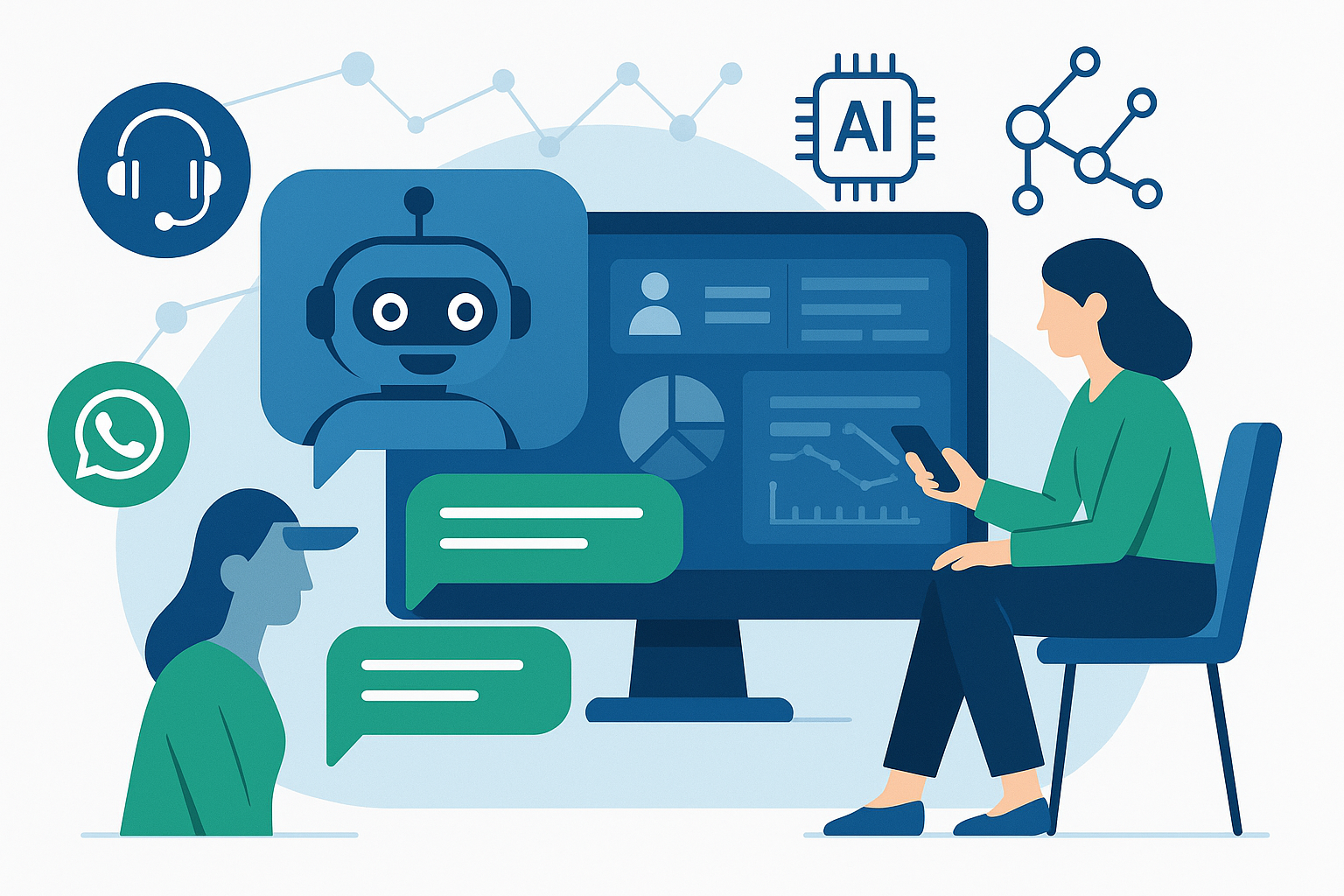 5 Benefits of Using AI Chatbots for WhatsApp in Your Business