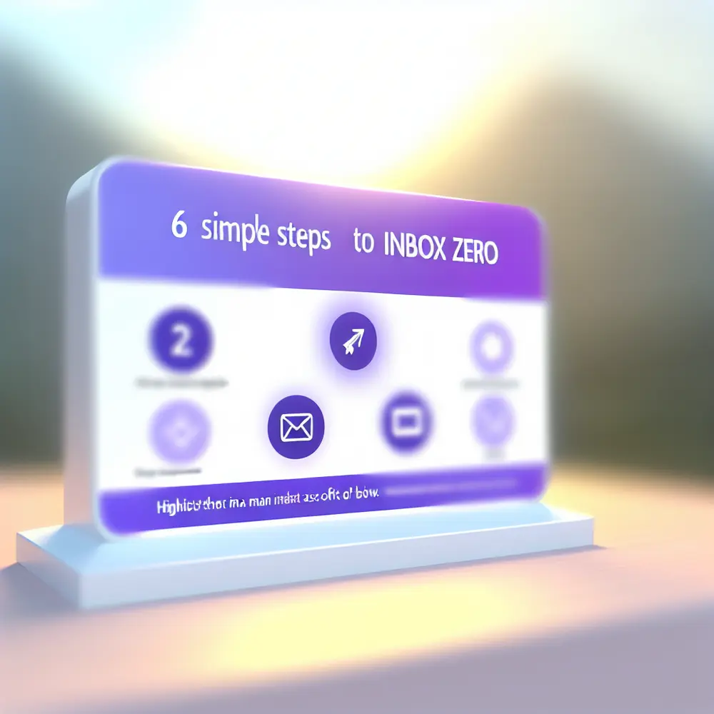6 Simple Steps to Inbox Zero