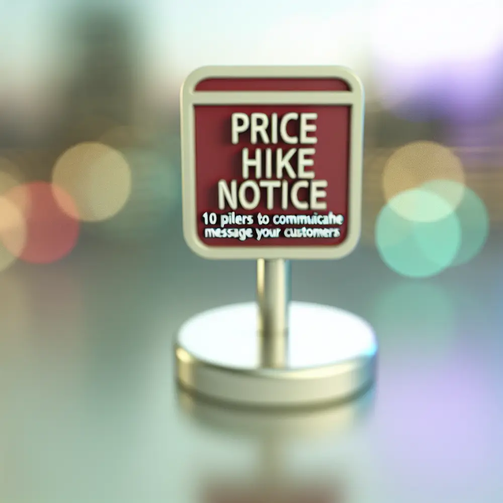 Aviso de Aumento de Precios: 10 Pilares para Comunicar el Mensaje a tus Clientes