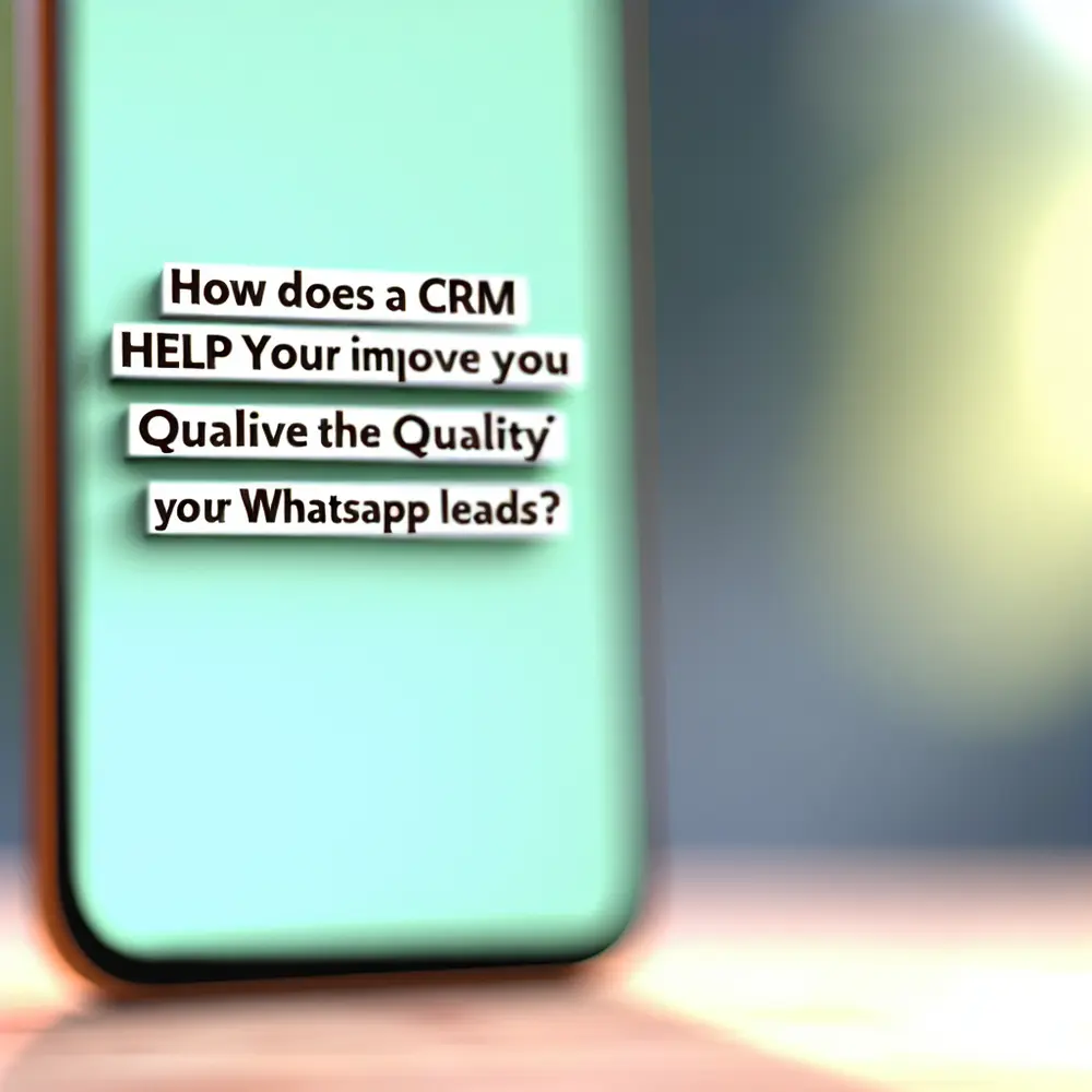 ¿Cómo un CRM te Ayuda a Mejorar la Calidad de tus Leads de WhatsApp?