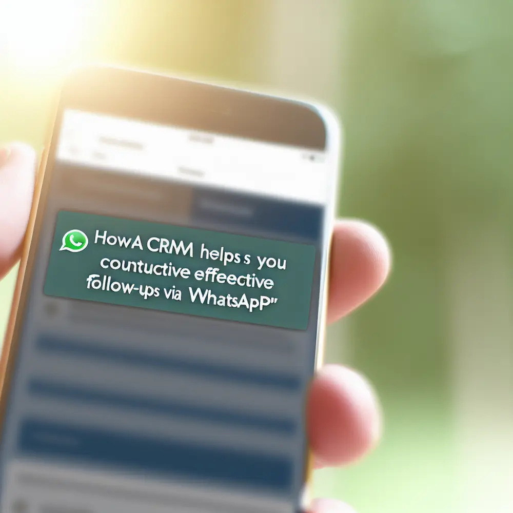 ¿Cómo un CRM te Ayuda a Realizar Seguimientos Efectivos por WhatsApp?