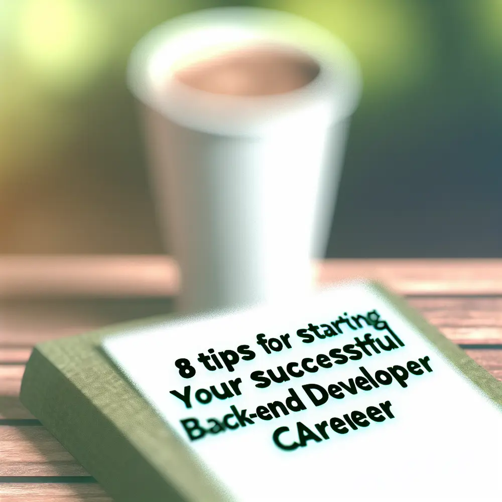 Desarrollador Back-end: 8 Consejos para Comenzar tu Carrera con Éxito