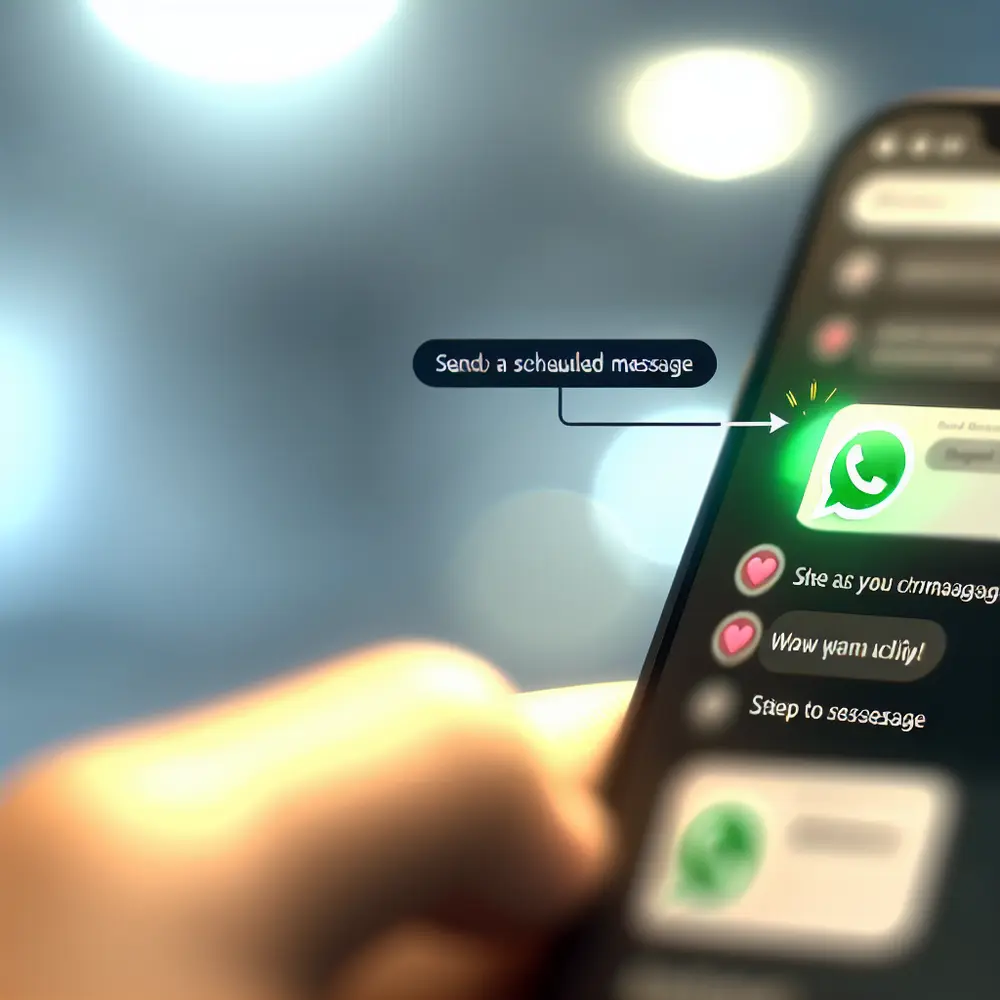 How to Send a Scheduled Message on Whatsapp Step by Step