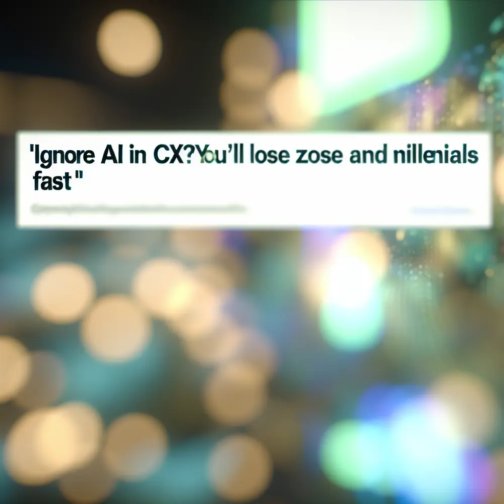 Ignore AI in CX? You’ll Lose Gen Z and Millennials Fast
