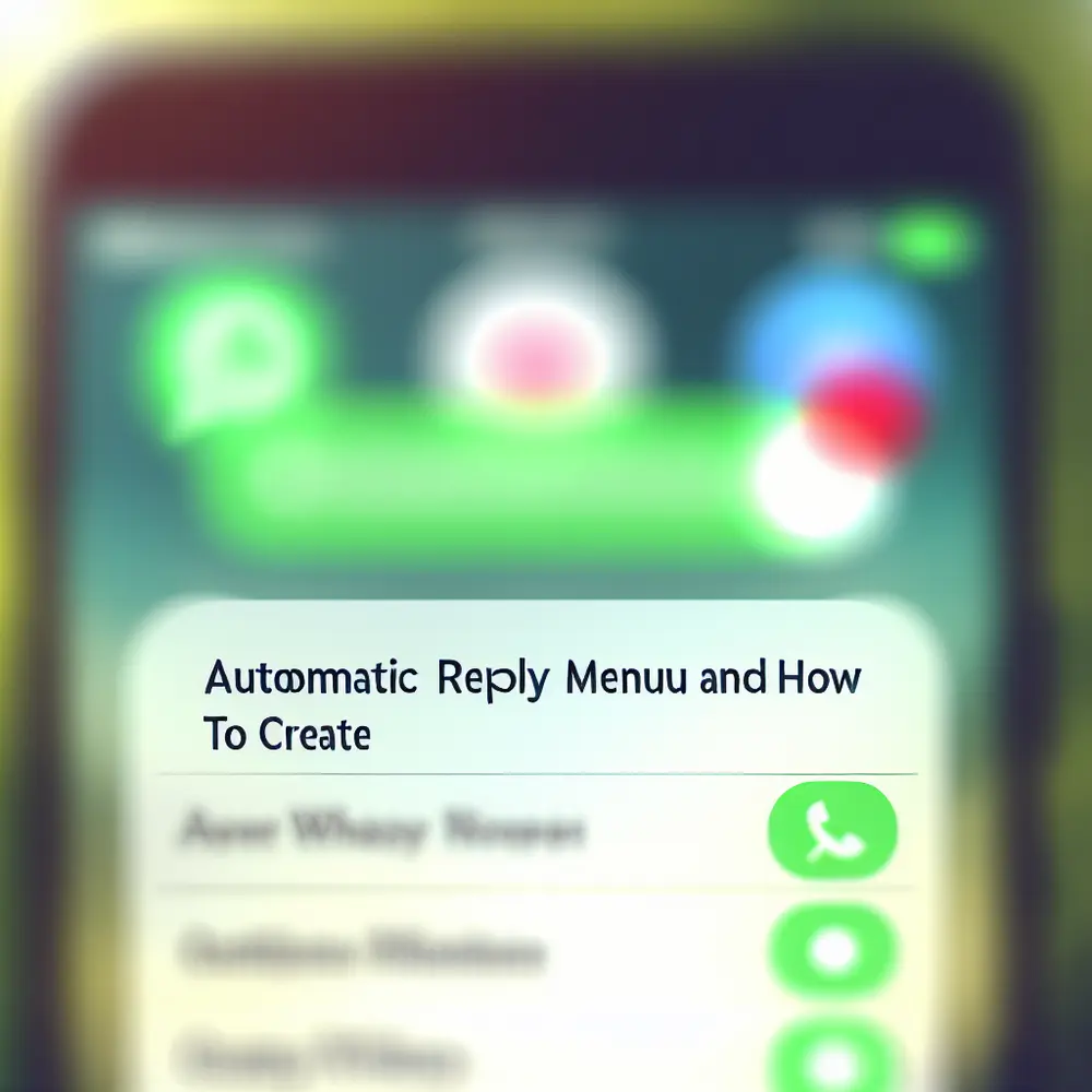 Menu de Resposta Automática no WhatsApp: Como Criar