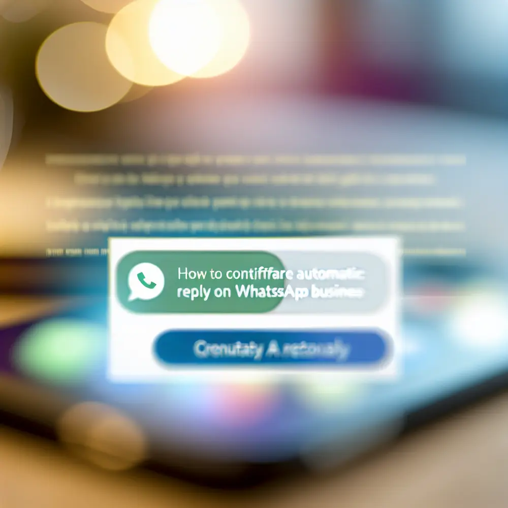 Respuesta Automática en WhatsApp Business: Cómo Configurar