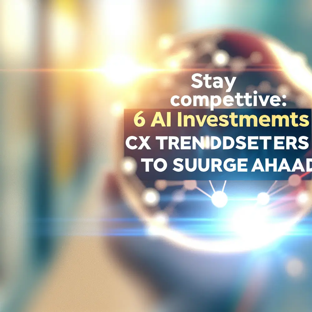 Stay Competitive: 6 AI Investments CX Trendsetters Use to Surge Ahead