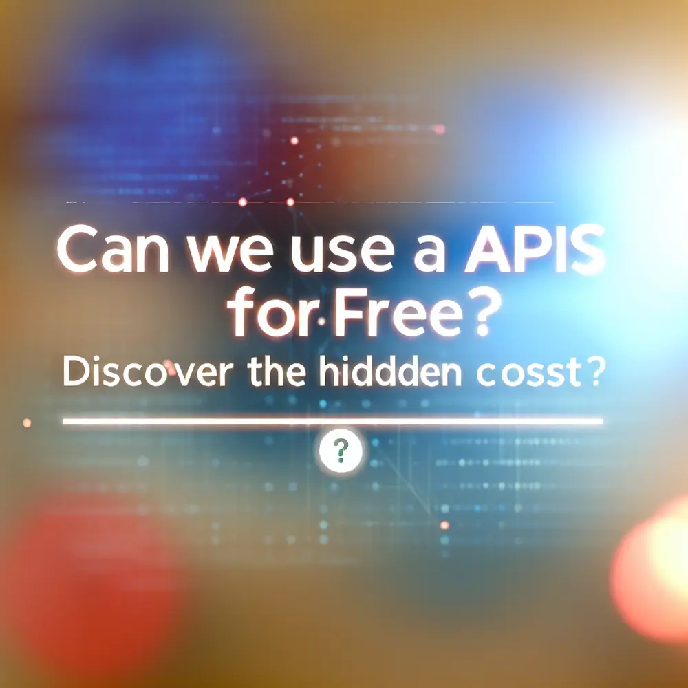 ¿Podemos utilizar API de forma gratuita? | Descubre los costos ocultos