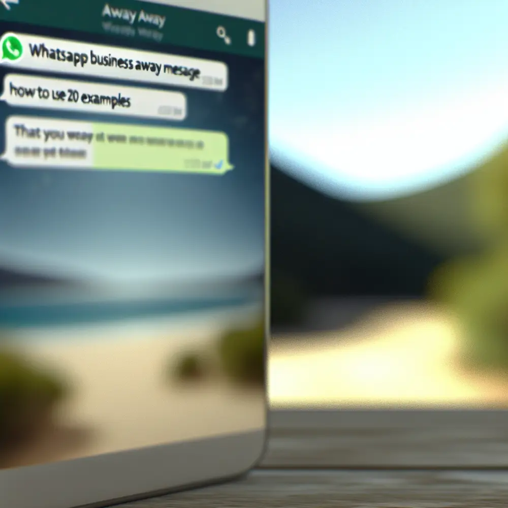 Whatsapp Business Away Message How to Use 20 Examples