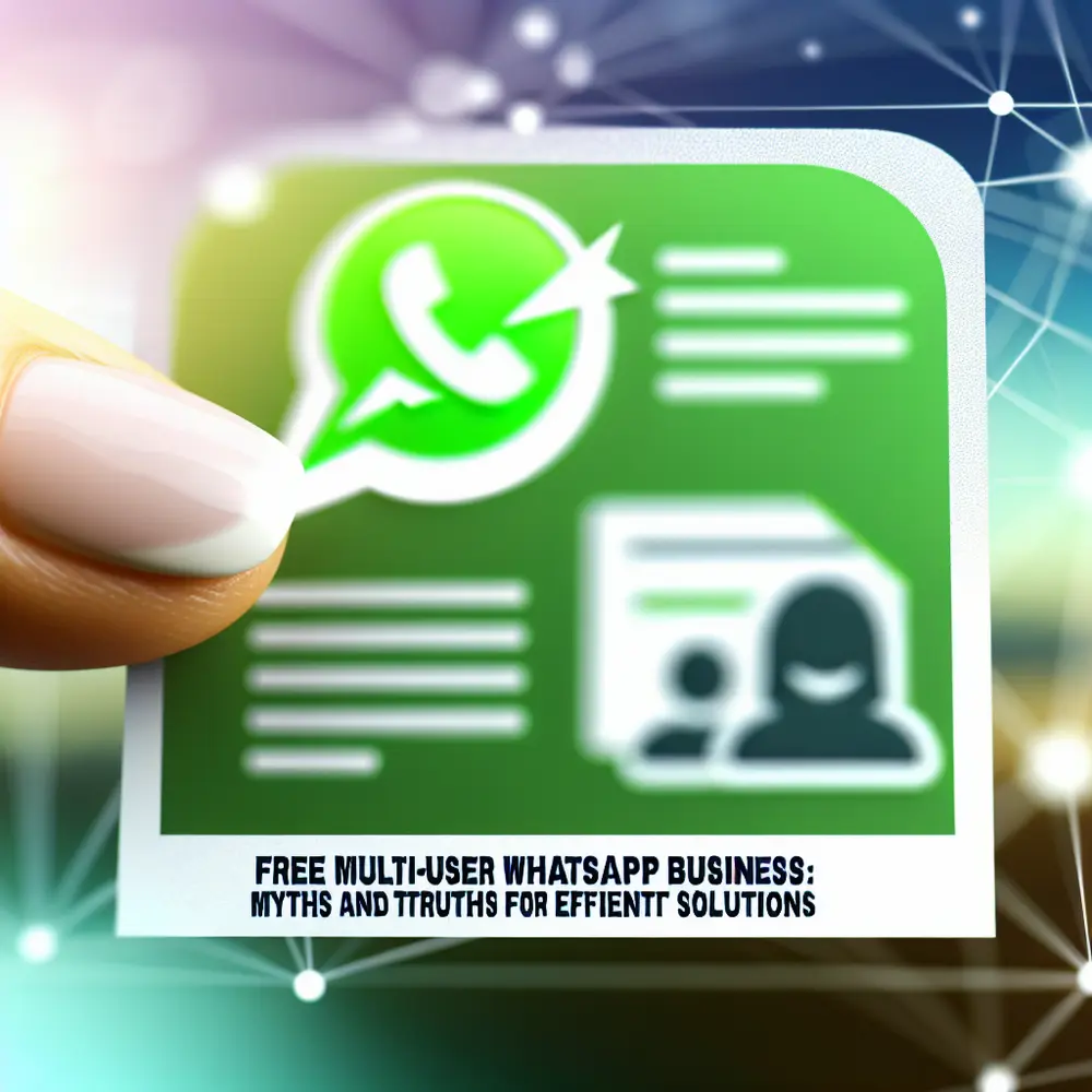 WhatsApp Business Multiusuario Gratis: Mitos y Verdades sobre Soluciones Eficientes